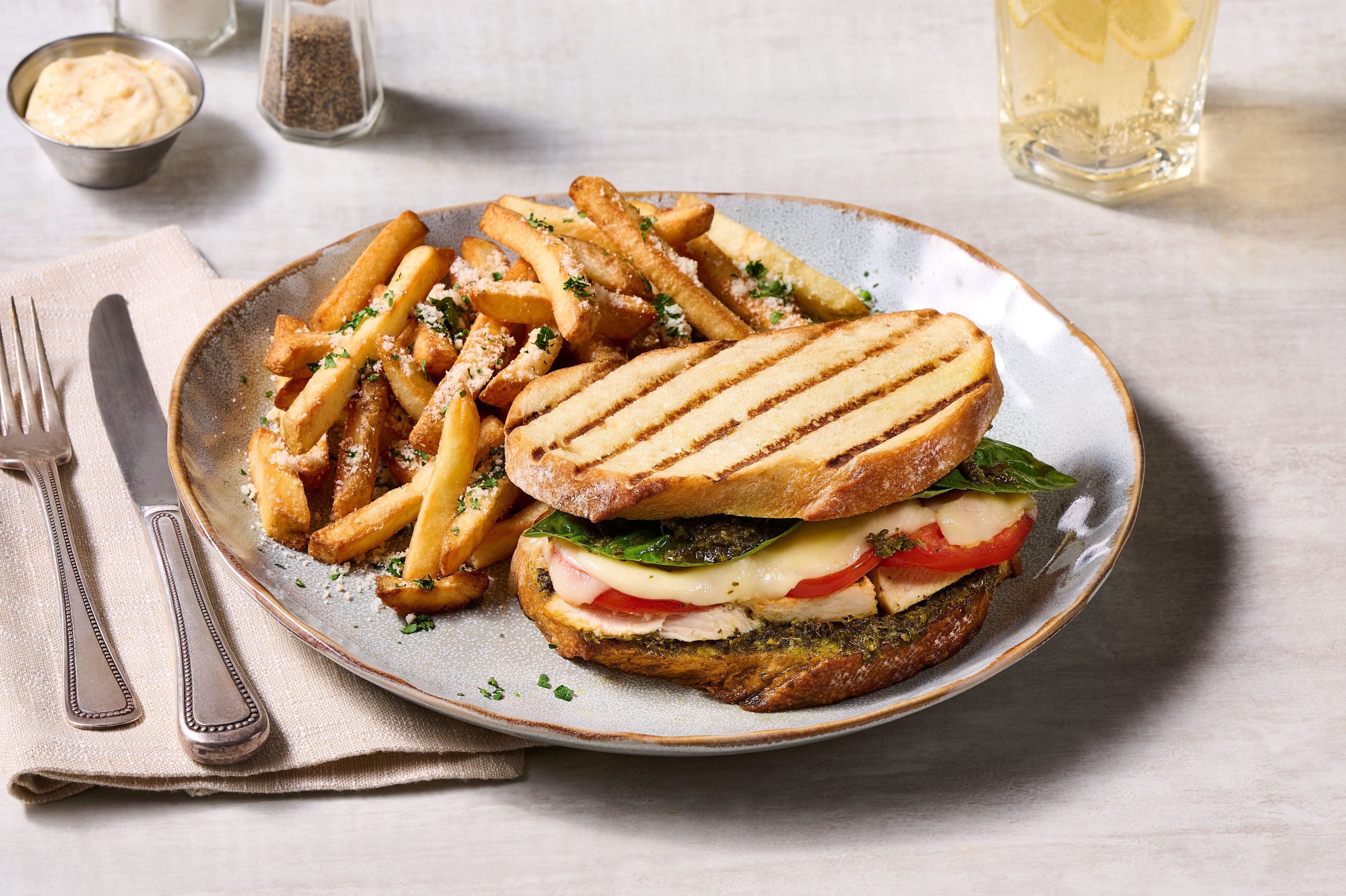Chicken Pesto Grilled Sandwich