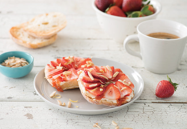 Red & White Breakfast Bagels