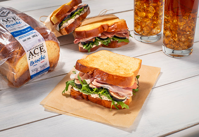 Fig, Cream Cheese and Prosciutto Picnic Sandwich