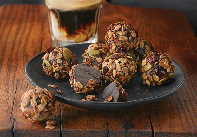 Crunchy Chocolate Cardamom Truffles