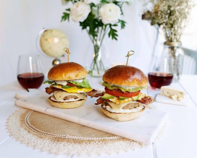 Turkey Cobb Cheeseburger