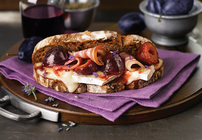 Lavender Roasted Plums