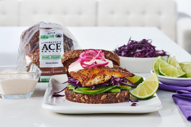 Blackened Tilapia Sandwich