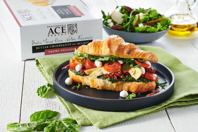 Caprese Croissant Sandwich