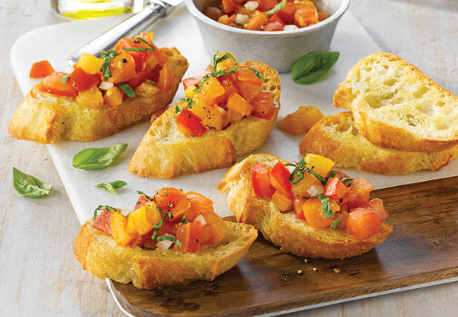 Tomato and Basil Bruschetta